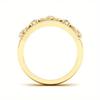 Exquisite Bridal Rings for Wedding Gold Color Brilliant Cubic Zirconia Modern Fashion Women's Rings Luxury Party Jewelry