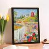 1000-Piece Wooden Jigsaw Puzzle: Windmill Town Illustration - Perfect Holiday Gift for Friends & Stress Relief