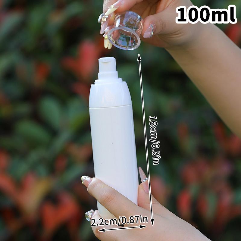 Flacone con Pompa in Plastica da 30/50/100ml per Crema Shampoo, Flaconi Portatili Ricaricabili per Lozione, Contenitore Spray, Strumenti da Viaggio per Oli Essenziali