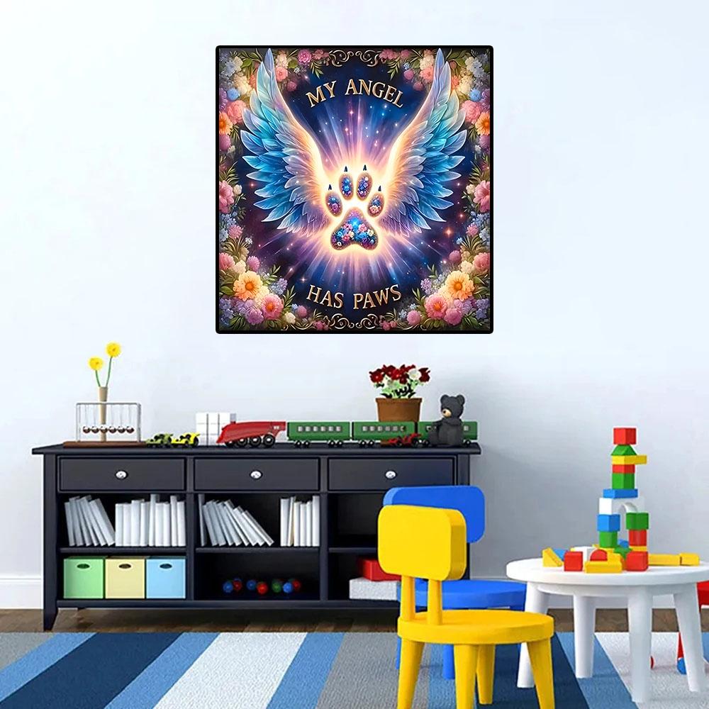DIY Diamond Painting My Angel Cross Stitch Kit Mosaic Art Diamond Painting Full Circle/Square Diamond Home Decoration
