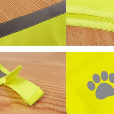 Reflective Vest For Dogs Dog Vest For Night Walking Waterproof High Visibility Pet Service Training Apparel For Security Walking