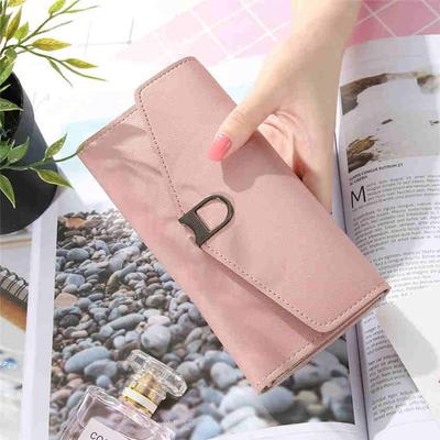 Damen lange Clutch-Geldbörsen Damen-Portemonnaies Umschlag-Portemonnaie PU-Leder Damen-Geldbeutel