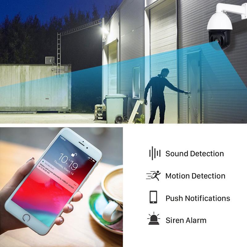7" 36x Zoom Outdoor Waterproof High-Speed POE Dome Camera (4/5/8MP)