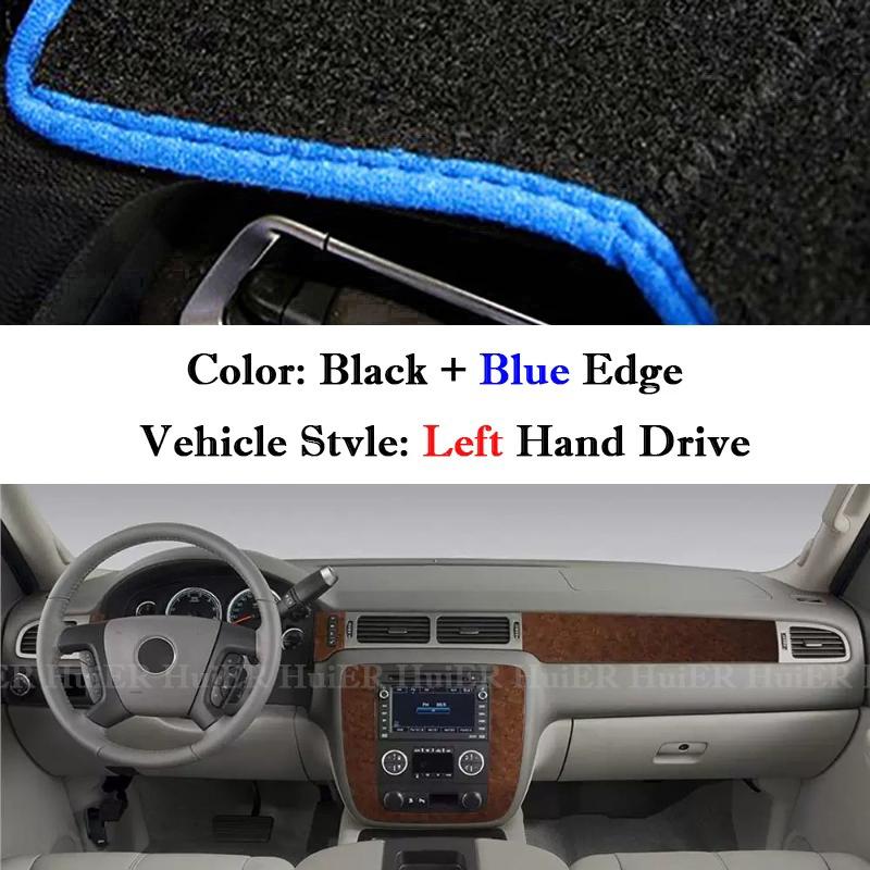 Dashboard Cover Dash Anti-Slip Protect Pad For Chevrolet Chevrolet Tahoe Suburban Avalanche Silverado GMC Yukon Sierra 2007-2014