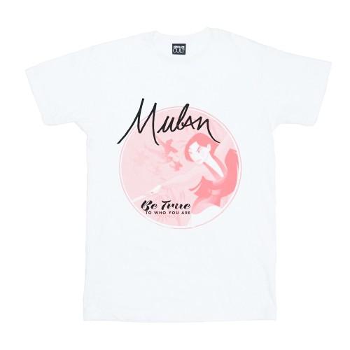 Disney Womens/Ladies Mulan Be True Cotton Boyfriend T-Shirt