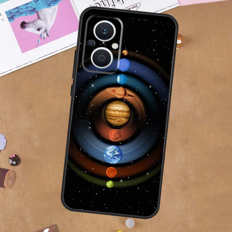 Space Solar System Planets Universe Case For OPPO Reno 4Z 5Z 8T 10 11 Pro 11F 5 6 7 8 Lite OPPO Find X5 X6 Pro X2 X3 Neo Cover