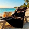 Galatasaray Personalized Name Beach Towel High Absorbency & Quick-Dry