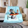 1pc Tom and Jerry Cartoon Blanket,Portable Throw for Travel & Camping, All Season Cozy Blanket,Ideal Gift