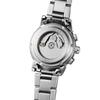 Forsining Fashion Ladies Stainless Steel Case Moon Phase Mechanical Watch Women's Multifunctional Diamond Dial Automatic Clock