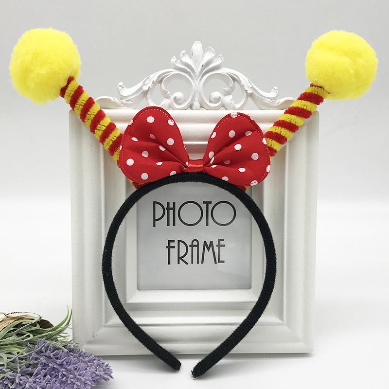 Halloween Bijen & Lieveheersbeestjes Hoofdband Bril Set voor Kinderen - Feestelijke Kostuumaccessoires voor Halloween, Kerstmis en Optredens