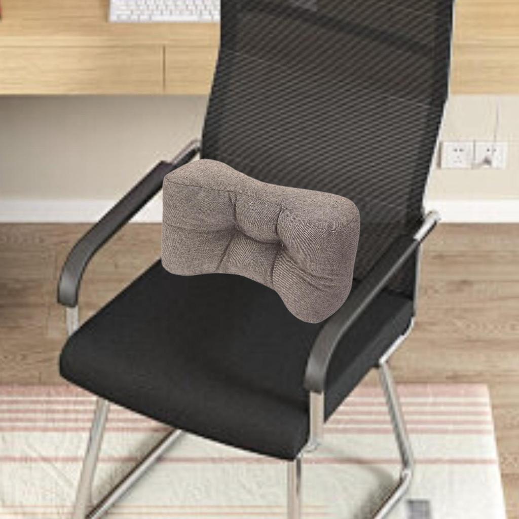 Back Cushion Curved Design Lumbar Back Support Pillow for Bedroom Nap Sofa