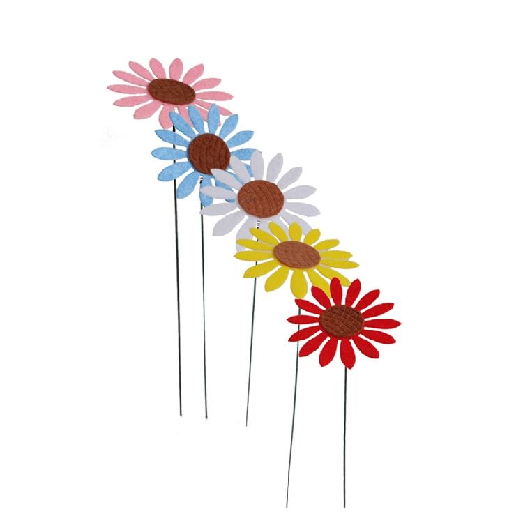 

5 Pack Sunflower Windmill Pinwheel Garden Stake Wind Spinner Sculpture For Yard Art Garden Balcony Patio Lawn Decoration 1