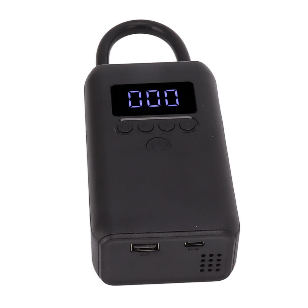 5V 2.4A Charging Pump Portable Cordless Electric Tire Inflator with Built In 2000mAh Lithium