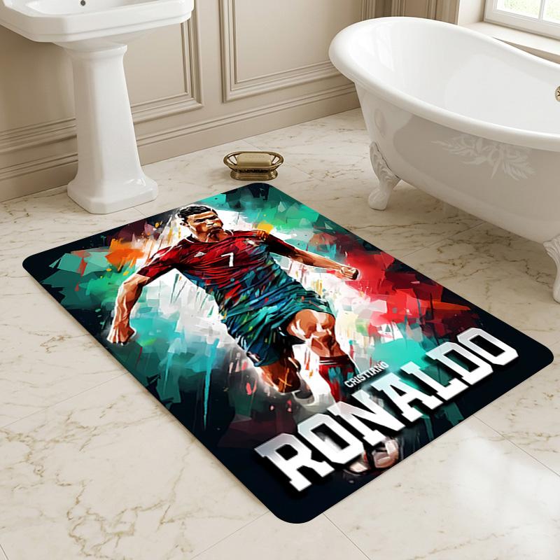 Ronaldo Art Living Room Nonslip Area Rug Soft Carpet For Bedroom Game Playroom Sofa Office Home Decor Doormat Christmas Gift C9302846