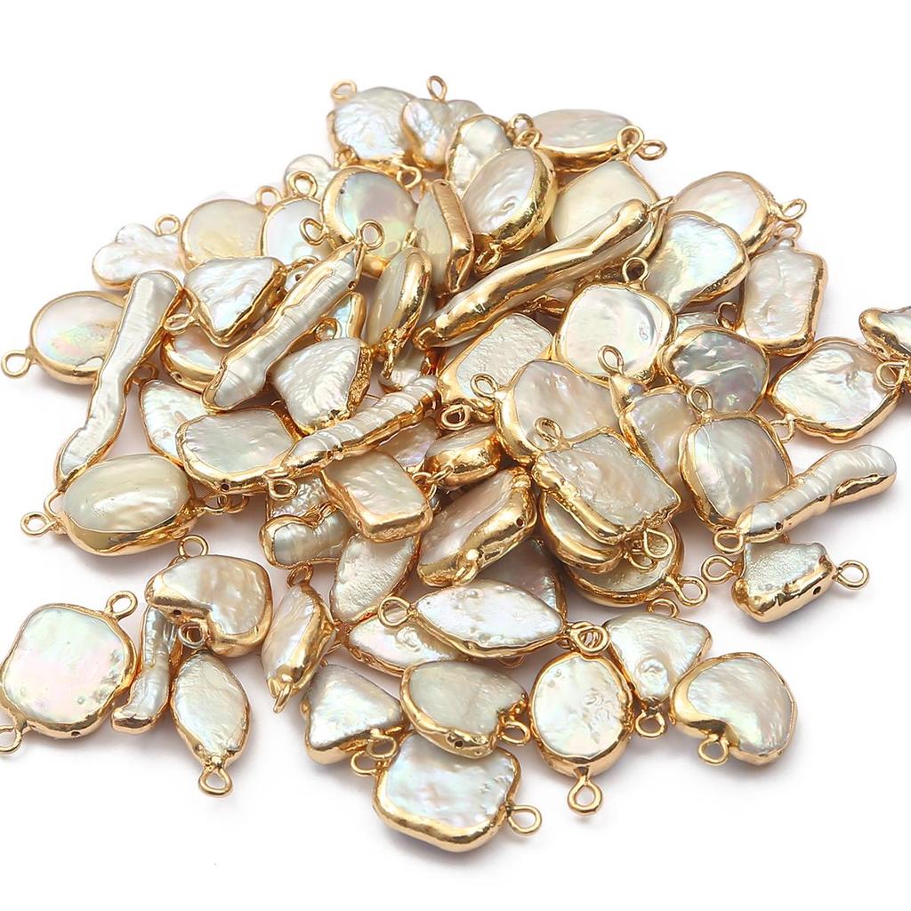 Natural Freshwater Pearls Pendant Charm For DIY Necklace Bracelet Earrings Jewelry Making