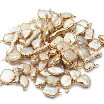 Natur Süßwasserperlen Anhänger Charm Für DIY Halskette Armband Ohrringe Schmuckherstellung