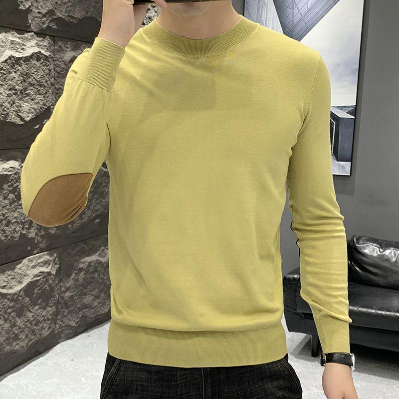 2024 Autumn Men's High-Stretch Knit Long Sleeve Base Layer Shirt