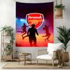 Arsenal Fans Wall Decor Tapestry Art For Pet Memorial Birthdaywedding Party Backdrop Family Gift