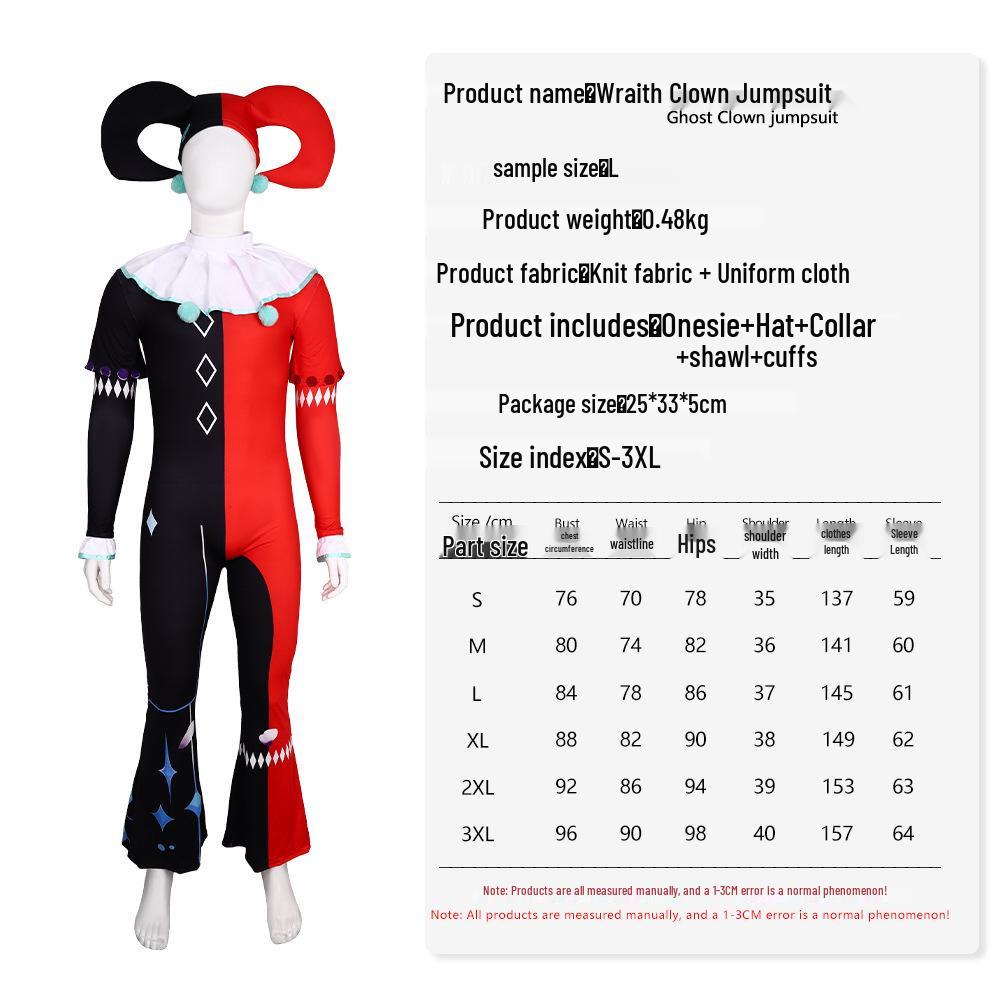 Halloween Horror Clown Costume for Cosplay & Stage Performance