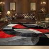 Nordic Abstract Style Carpet Modern Geometric Decoration Living Room Large Size Rugs Bedroom Bedside Fluffy Tatami Floor Mat