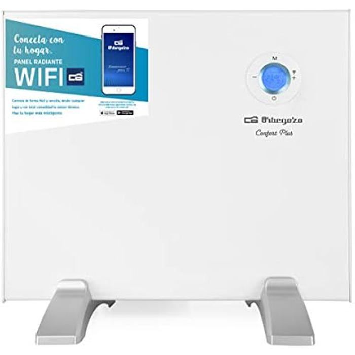 Panneau radiant numérique Wi-Fi - ORBEGOZO - REW 500 - 500 W - Programmable - 3 modes de fonctionnement