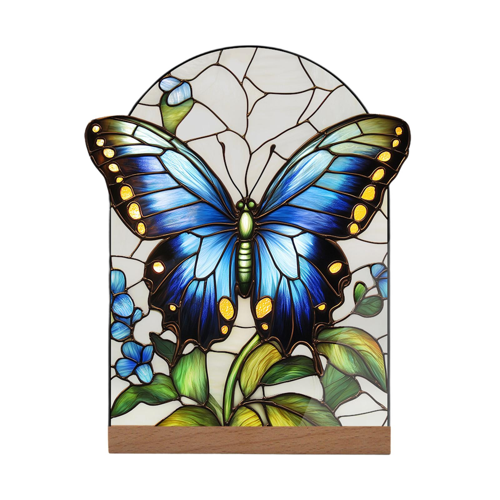 

Минималистичная 2D плоская декоративная фигурка на подставке, многоцветная акриловая поделка, подходит для столов, книжных полок и других художественных украшений. One Size