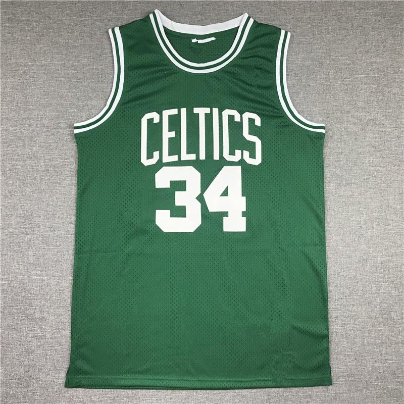 Boston Celtics Paul Pierce 34 Retro Embroidered Basketball Jersey Vest Unisex Adult Wear