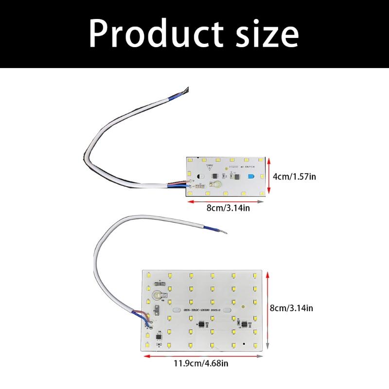 Professional Light Panel 6500K 220V 9W/20W Lighting Light Board Replacement For Integrated Stove Range Hood Accessories