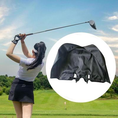 Golf Çantası Yağmur Kılıfı Kulüp Koruyucu Taşınabilir Yağmur Geçirmez Kapşon
