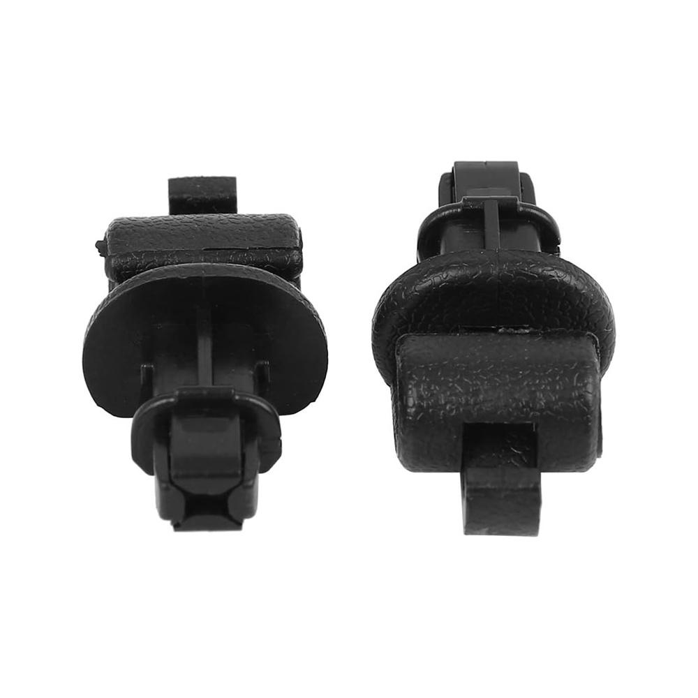 4Pcs Sliding Door Sun Shade Hook Clip Kit Black For Honda Odyssey 2005-2010