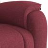 Relaxation Armchair Burgundy Fabric