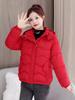 Windproof lightweight hooded thickened fluffy warm cold loose short section of high-quality fabric casual sports jacket cotton jacket coat