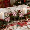 Romantic High Footed Candlestick INS Long Candle Candlestick Glass Candles Stand  Party