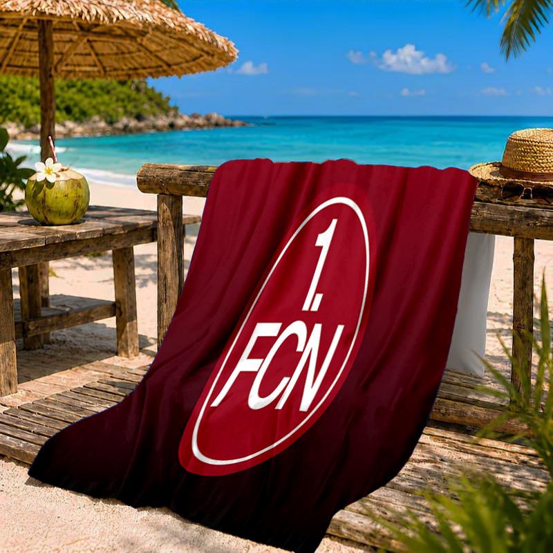 Nurnberg Football Club Beach Towel Microfiber Beach Towel, Lightweight and Quick-Dry, for Summer Travel, Swimming Pool Fan Birthday Gift
