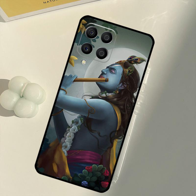 Indian God Lord Krishna For Samsung Galaxy M15 M35 M21 M16 M06 M33 M13 M53 M11 M31 M55 M14 M34 M54 M12 M32 M52 Case