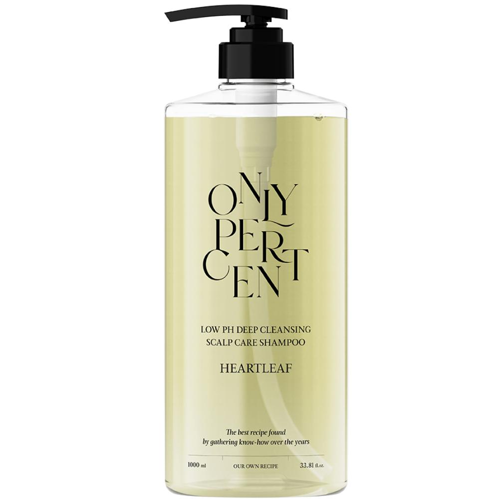 Only Percent Houttuynia Cordata 40 Mildly Acidic Deep Cleansing Scalp Care Shampoo 1 Pcs 1L