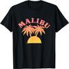 Malibu Sunset - California - Aesthetic Design - Classic T-Shirt