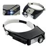 1pc Headband Magnifier Hands-Free LED Headband Magnifier With Adjustable Lenses For Jewelry Appraisal Watch Repair Circuit Board