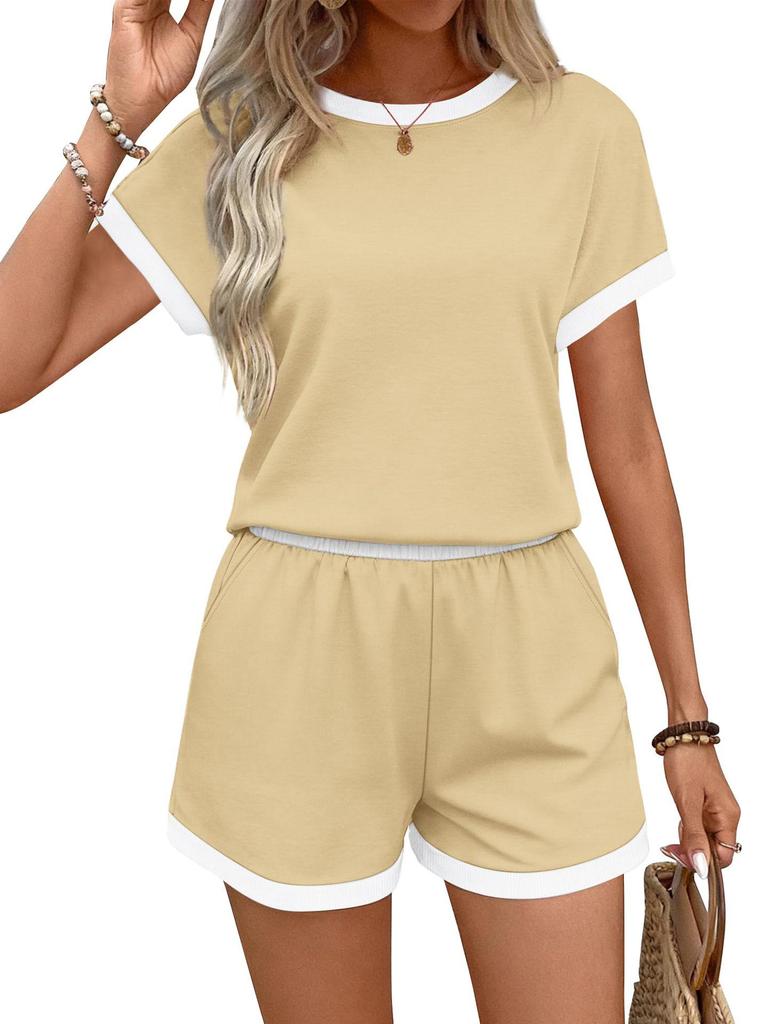 European & American Casual Women's Short Sleeve Shorts Set (2026 Edition)