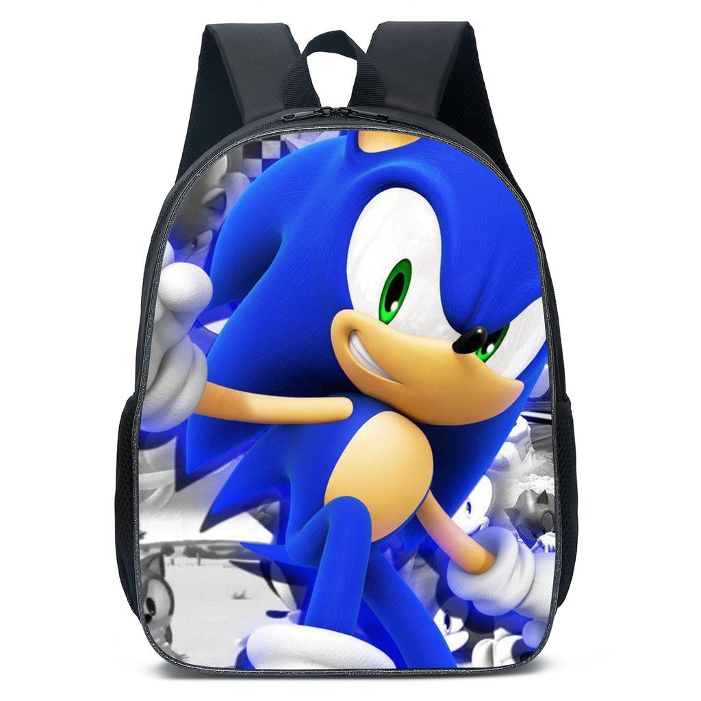 Cartoon Animation Sonic Primary And Secondary School Students Schoolbag Children'S Men'S And Women'S Backpack Schoolbag