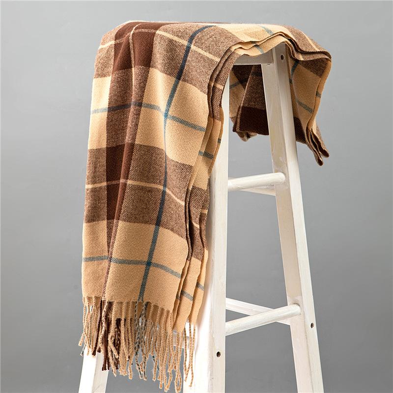 Winter Warm Scarves, Shawls, Classic Plaid Straps, Cardigans, And Warm Blankets For External Use