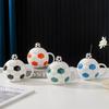 Sports Themed Ceramic Mug with Lid And Spoon Badminton Football Basketball