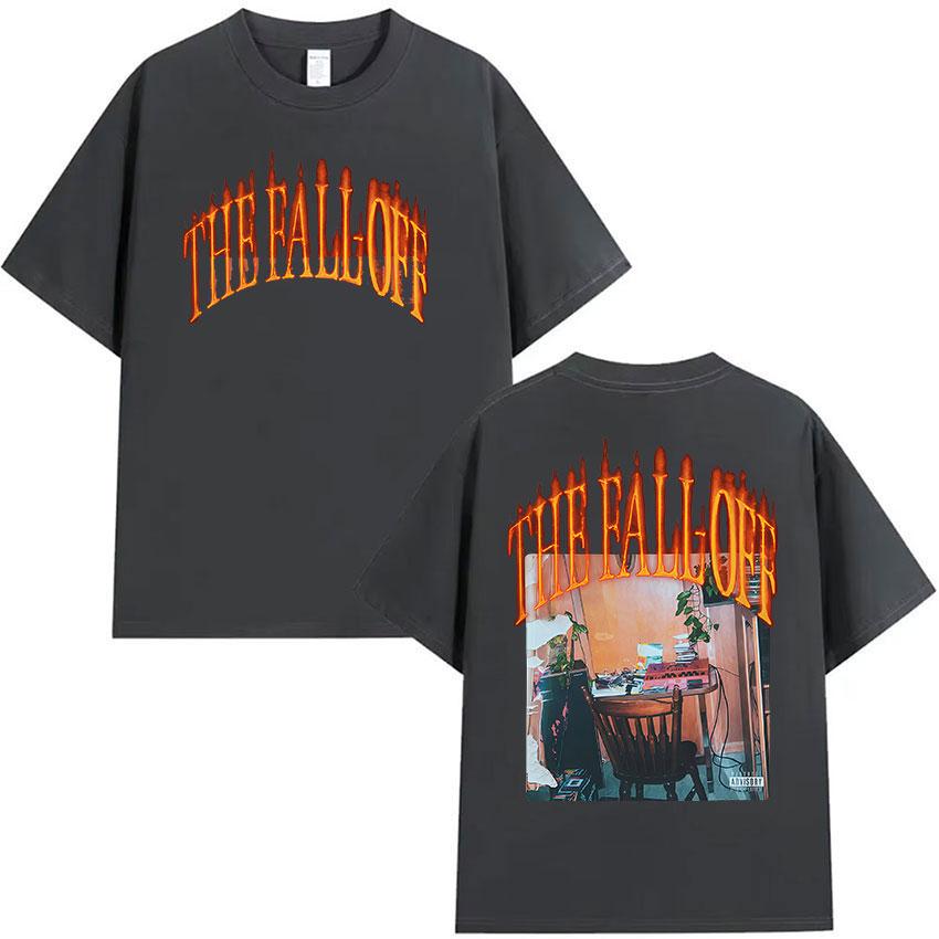 Rapper J.Cole L'Album The Fall Off 2026 Maglietta Grafica Unisex Donna Moda Vintage Alta Qualità Cotone Oversize Maglietta Streetwear