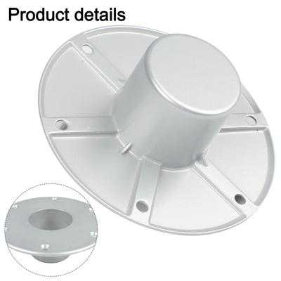 1 Pcs RV Boat Trailer Pedestal Base Round Flush Mount Table Leg Base Floor Mount Base RV Parts Accessories