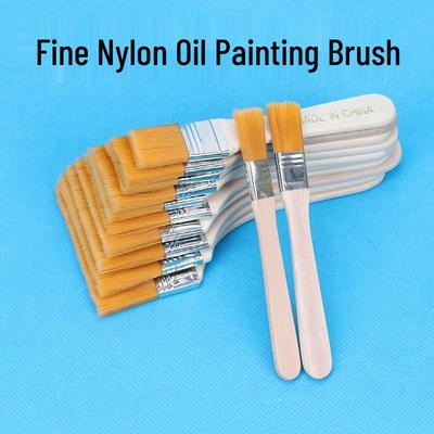 Nylon Oil Painting Brushes Set No. 1–12