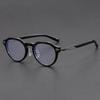 KAMMPT Vintage Round Optical Frames Men Blue Light Blocking Glasses Trendy Retro Stylish Luxury Eyewear