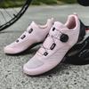 Scarpe da Ciclismo da Uomo Tomaia in Rete Senza Tacchette MTB Bici da Strada Trainer Indoor Unisex Leggere
