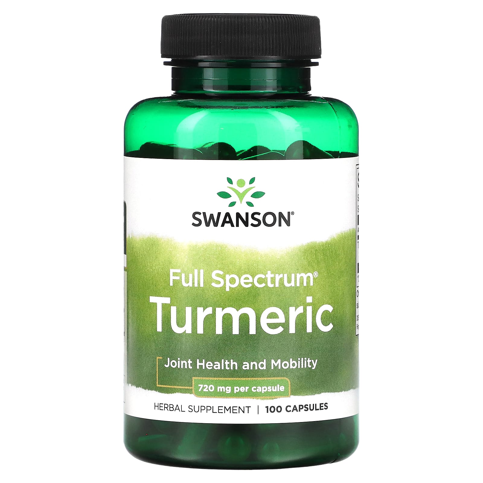 

Full Spectrum Turmeric, 720Mg, 100 Capsules