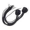 2PCS Headlight Connector Plug Pigtail 68285243AA Stable Connection Wiring Harness Headlamp