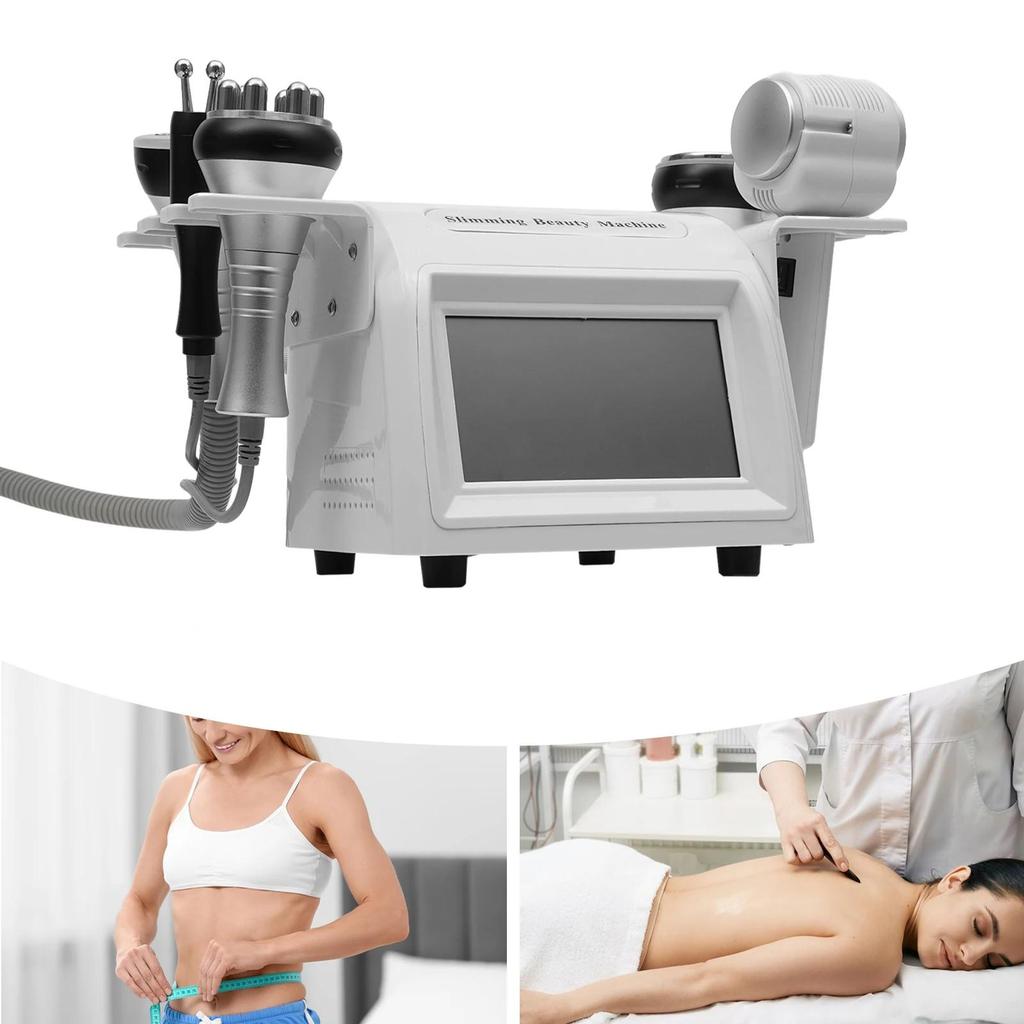 6-in-1 40K Ultrasonic Cavitation Device with Vacuum Lifting - Salon-Grade Body Slimming, Facial Firming & Beauty Machine